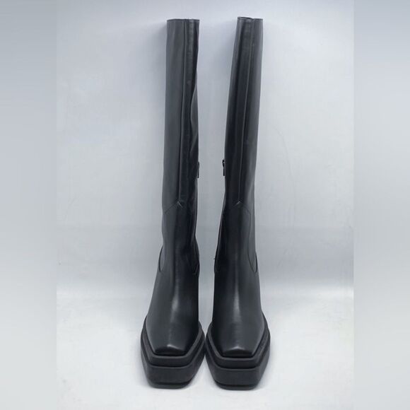 Gia Borghini Texan Leather Platform Knee-High Boots size 40 - Picture 2 of 13
